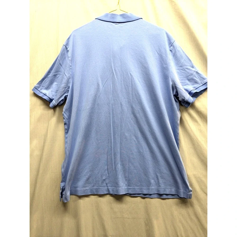 Polo Ralph Lauren Men XL Blue/Pink Pony Classic‎ Fit Short Sleeve Soft Knit Polo